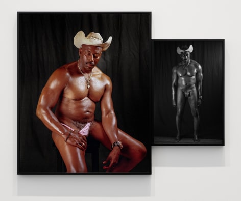 Shikeith Hunter, 2019 two archival inkjet prints on Canson Infinity Platine left element: 37 x 30 inches  right element: 24 x 16 inches  overall, framed: 37 3/4 x 47 3/8 inches 2, Edition 5 of 5