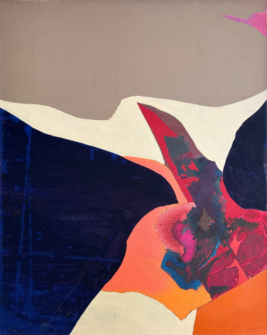 Dorothy Hood Leaving Cheyenne, 1960s oil on canvas canvas: 34 x 27 inches frame: 35 x 27 3/4 inches