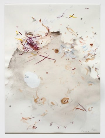 Rebecca Horn  Untitled (62), 2010  gouache and acrylic on paper  15 3/4 x 11 7/8 inches