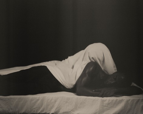 Shikeith Visiting Hours, 2022 archival inkjet print on photo rag Baryta paper image: 49 x 60 inches frame: 49 15/16 x 60 7/8 inches Edition 4 of 5