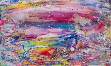 Brendan Cass  Umbria, 2008  acrylic on canvas  54 x 90 inches  Inquire