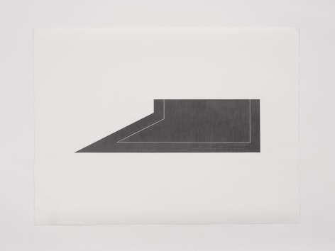 Ted Stamm LW-5 (Lo Wooster), 1979 graphite on paper paper: 22 x 30 inches