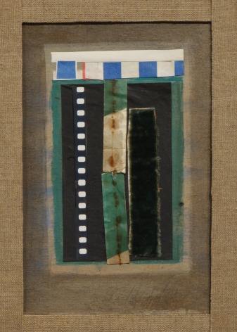 Addie Herder Window, 1978 Collage paper: 10 x 8 inches
