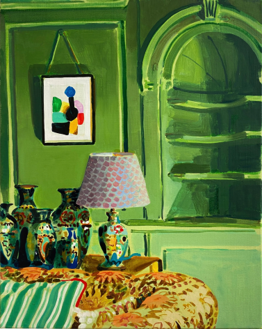 Tim Braden Green Room (canvas), 2024 oil on canvas 20 1/8 x 15 7/8 inches Private Collection