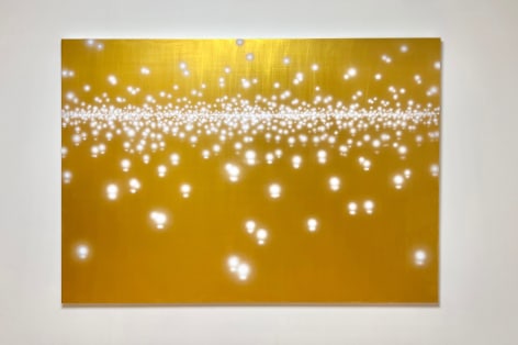Katsumi Hayakawa Lights, 2025 acrylic on panel 36 x 50.5 inches