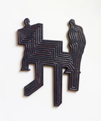 Bo Joseph  Catching Ghosts: Prima Materia Corporis, 2021 casein and acrylic on resin, fiberglass and foam 28 3/4 x 22 3/8 x 1 1/4 inches Signed, titled and dated 8/26/21 on reverse (BoJ-126)     $8,500