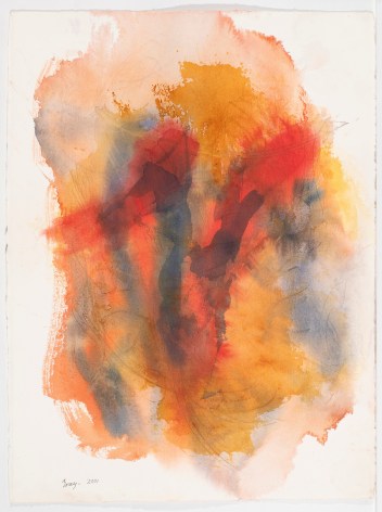 Cleve Gray Untitled, 2001 Watercolor on Arches paper 30 x 22 inches