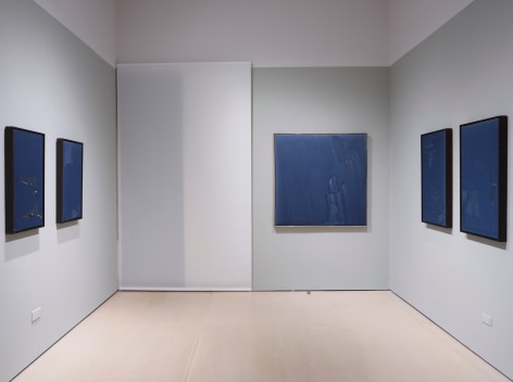 Installation view of &ldquo;Dorothy Hood: Celestial Voids,&rdquo; at McClain Gallery, September 2024. Photos by Tom Dubrock