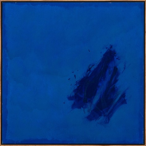 Cleve Gray A Sense of Blue, 1977 Acrylic on canvas 50 x 50 inches