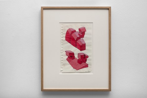 Ken Price Untitled, 1980 signed and dated lower right watercolor and ink on paper 9 &frac12; x 6 inches