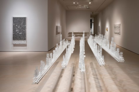 Installation view of Paper Works, January 2015, McClain Gallery, Houston, TX