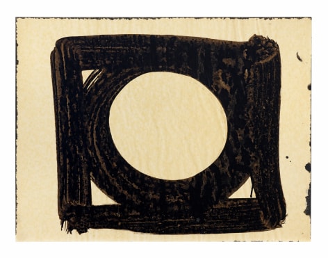 Al Held 60-62, 1960 India ink on paper 18 x 23 3/4 inches