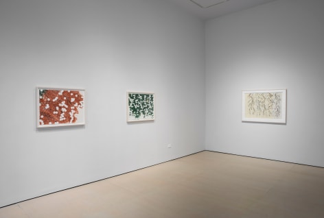 Installation image from Donald Sultan: New Works at McClain Gallery, 2024