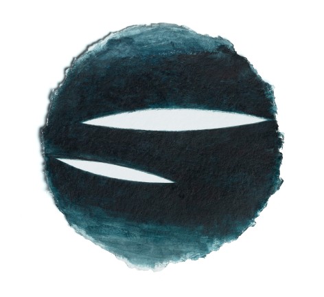 Anne Deleporte Leapling, 2021 ink on rag paper 9 inches diameter