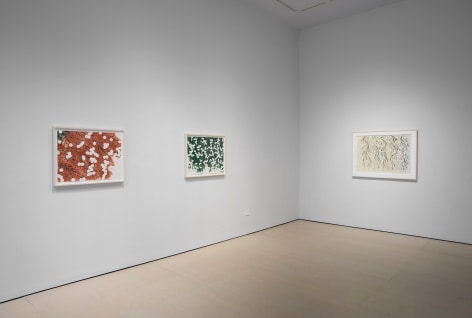 Installation view of Donald Sultan: New Works at McClain Gallery, March 2024