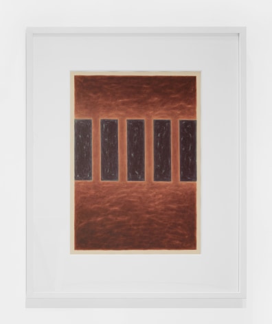 Jane Allensworth, Untitled, 2012 acrylic on paper image: 19 7/8 x 13 inches paper: 24 x 16 1/2 inches