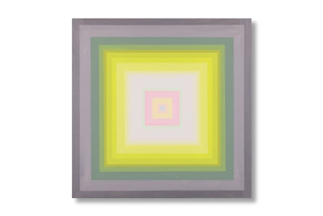Gary Lang  CSMG #1, 2024  acrylic on panel  18 x 18 inches  Inquire