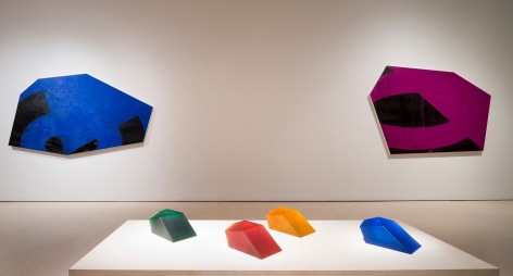 Installation of view of David Row's exhibition Elements, McClain Gallery, 2013 &ndash; 2014.