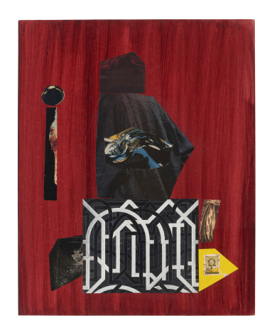 Dorothy Hood Doors, 1982-1997 collage on mat paper: 19 7/8 x 15 7/8 inches frame: 24 1/8 x 20 3/16 x 1 inches
