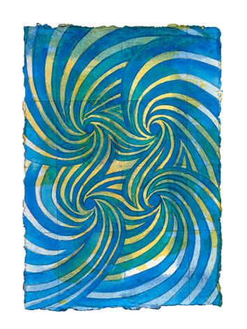 Mara Held Hecho en Mexico 1, 2017 egg tempera on paper paper: 11 3/8 x 7 7/8 inches frame: 13 3/4 x 11 inch