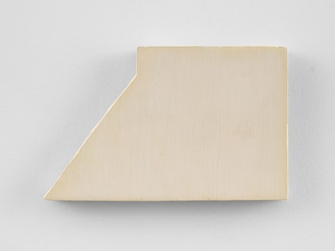 Ted Stamm PW-27 (Plywood Woosters), 1978 oil on wood 8 x 5 inches