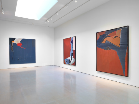 Installation view of &ldquo;Dorothy Hood: Celestial Voids,&rdquo; at McClain Gallery, September 2024. Photos by Tom Dubrock