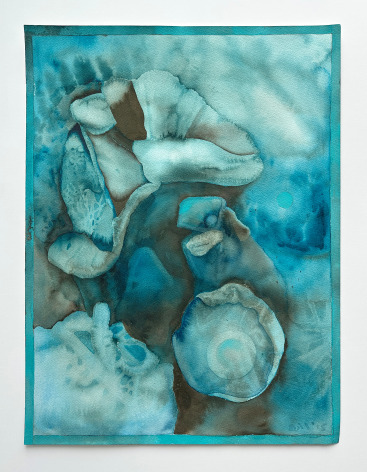 Salle Werner Vaughn tbd, 2015 signed and dated recto watercolor on paper 23 3/4 x 18 inches