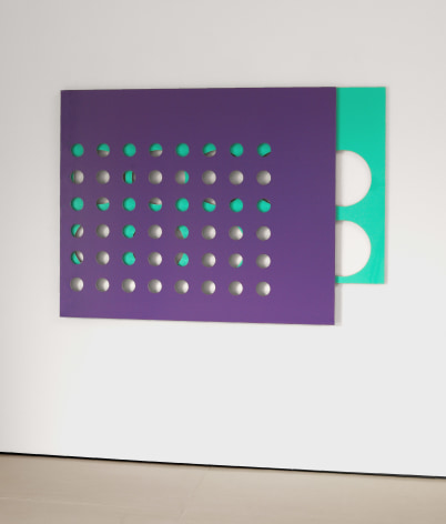 Christian Eckart,  Layered Zootrope Painting, 2006,  acrylic urethane on aluminum plate,  51 x 72 x 2 inches