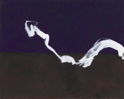 Cleve Gray,  Flash, 1990,  acrylic on canvas,  40 x 50 inches