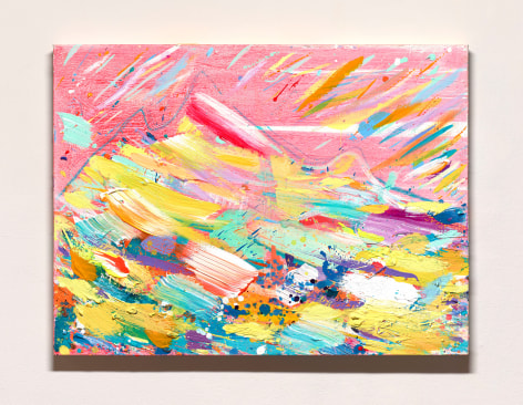 Brendan Cass Almighty Mountain (Nebulous), 2021 acrylic on canvas 30 x 48 inches