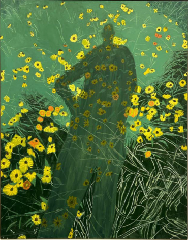 Bradley Kerl Wildflower Runner, 2024 oil on canvas 60 x 48 inches