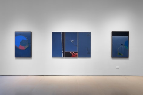 Installation view of &ldquo;Dorothy Hood: Celestial Voids,&rdquo; at McClain Gallery, September 2024. Photos by Tom Dubrock