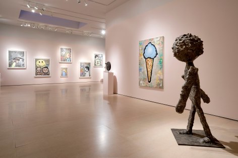 Installation image from Donald Baechler: The Planet Of Memory at McClain Gallery, 2015