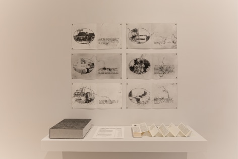 Installation view of&nbsp;Norma Trist: a Livre d'Artiste; or Pure Carbon: A Story of the Inversion of the Sexes (with text by John Carhart), 2020