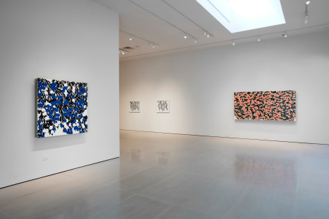 Installation image from Donald Sultan: New Works at McClain Gallery, 2024