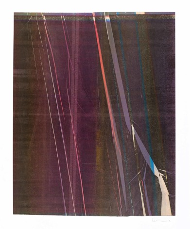 Anne Deleporte Lightning, 2019 ink on paper mounted on Arches paper 26 1/8 x 21 1/2 inches