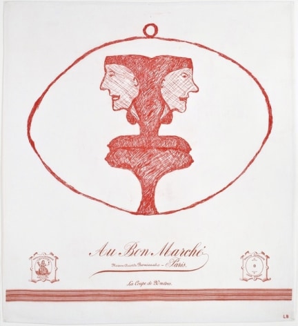 Louise Bourgeois Caryatid, 2001 lithograph on paper frame: 36 x 36 inches Edition of 10 signed bottom right in pencil (LoB-40)