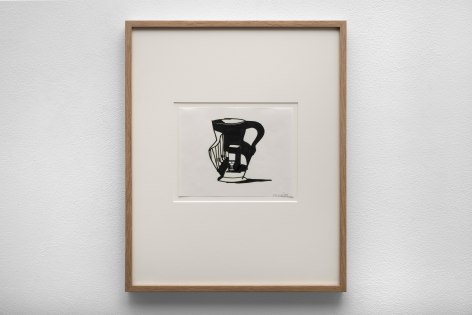 Ken Price Pitcher with Truck, 1989 signed and dated lower right ink on paper 5 3/8 x 7 inches