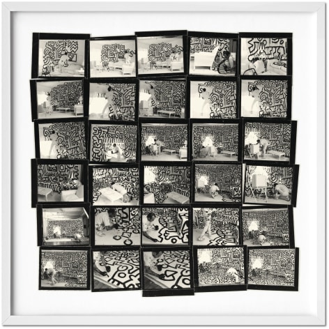 Art Edition (No. 1&ndash;1,000) Keith Haring (contact sheet), New York City, 1986 Archival pigment print 51 x 51 cm / 20 x 20 in.