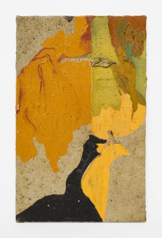 Dorothy Hood Olmeca, c. 1950s signed and titled on verso oil and mixed media on canvas canvas: 14 1/4 x 9 inches frame: 18 7/8 x 13 3/4 inches