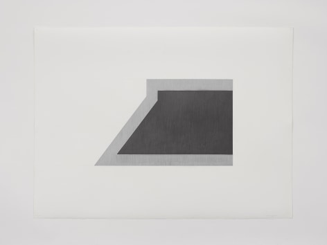 Ted Stamm 78-W-6D (Wooster), 1979 signed, dated, and titled, recto graphite and silver pencil on paper paper: 22 3/8 x 30 3/16 inches frame: 24 1/4 x 34 inches