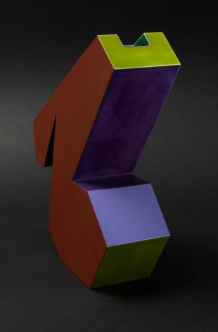 Ken Price The Vessel painted ceramic 11 1/2 x 7 1/4 x 7 1/4 inches