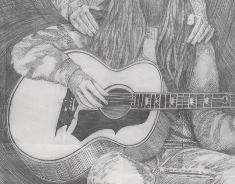 Kent Dorn To Become as One, 2020 graphite, tracing paper, and archival tape on Tyvek paper: 94 x 78 inches frame: 100 3/8 x 83 5/8 x 3 5/8 inches