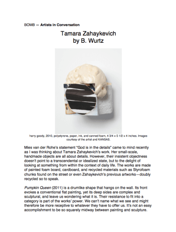 Tamara Zahaykevich by B. Wurtz