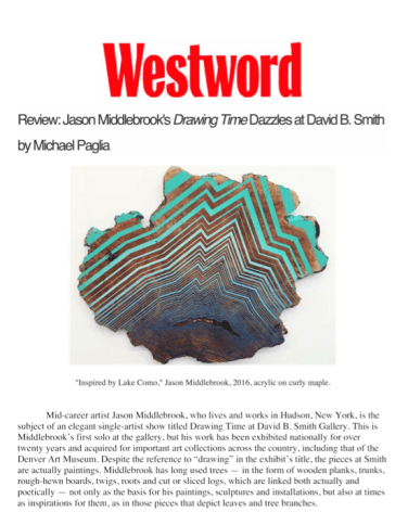 Jason Middlebrook's &quot;Drawing Time&quot; Dazzles at David B. Smith