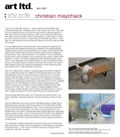Artist Profile: Christian Maychack