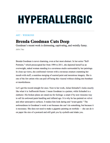 Brenda Goodman Cuts Deep