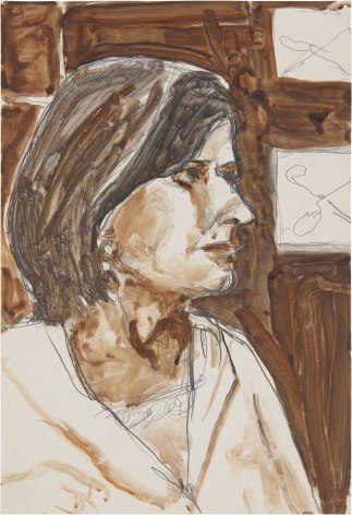 drawing of a woman