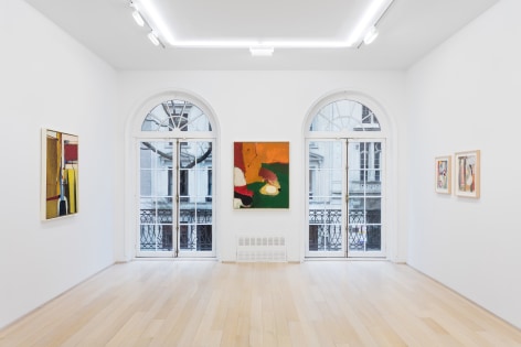 installation view of Richard diebenkorn paintings and drawings
