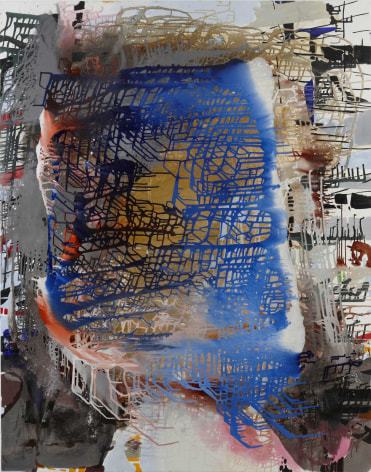Jackie SaccoccioPortrait2011Oil and mica on linen94 x 74 inches (238.8 x 188 cm)JSa 121